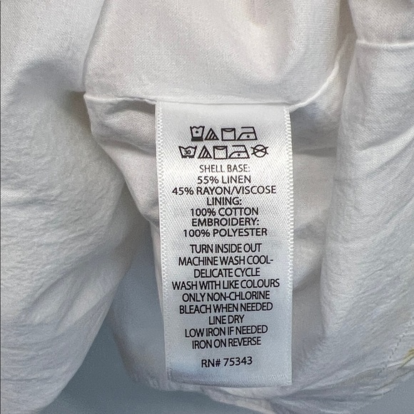 C&C California | White Embroidered Sundress w/Fruit - Picture 3 of 14